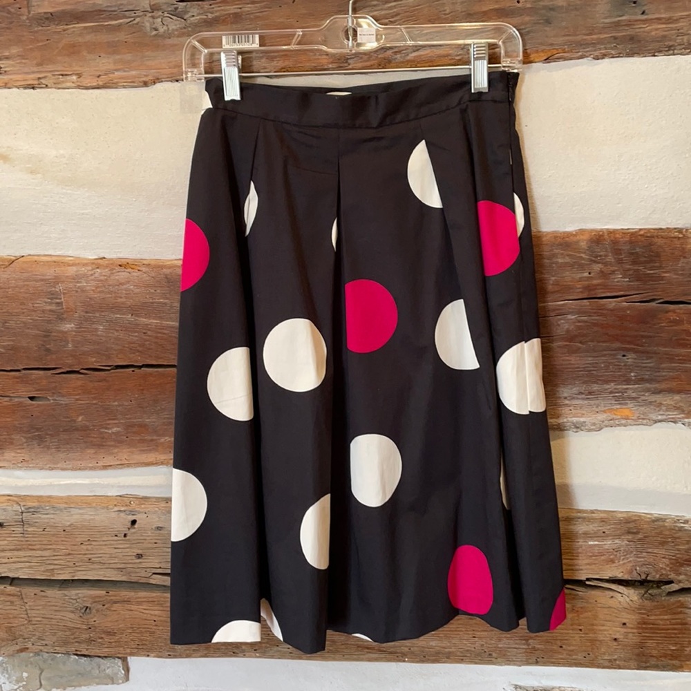 Talbots polka dot skirt
